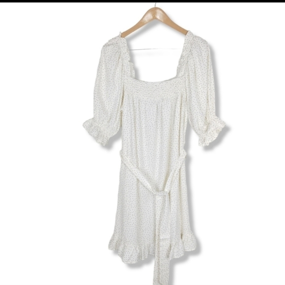 NWT Eloquii Plus Size Boho Dress in Polka Dot $118 - Picture 4 of 8